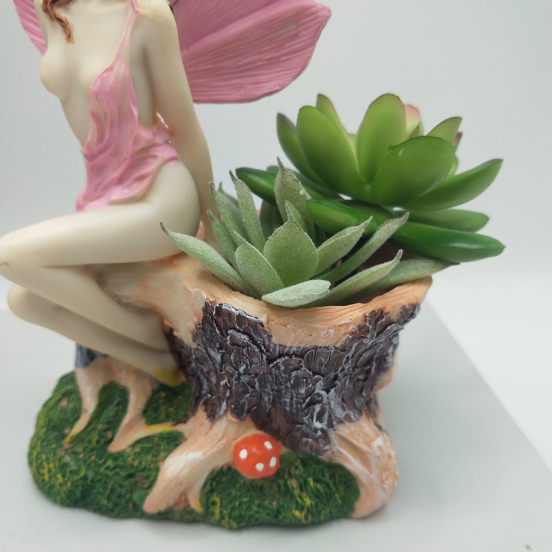 Fairytale Fairy Tree Stump Resin Pen Holder ✨  Desktop Storage ✨  Decor Ornament
