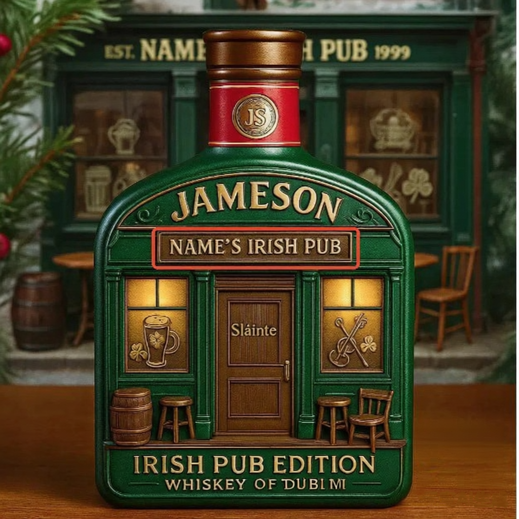 Jameson Irish Pub Commemorative Edition✨Souvenir✨Whiskey Bottle