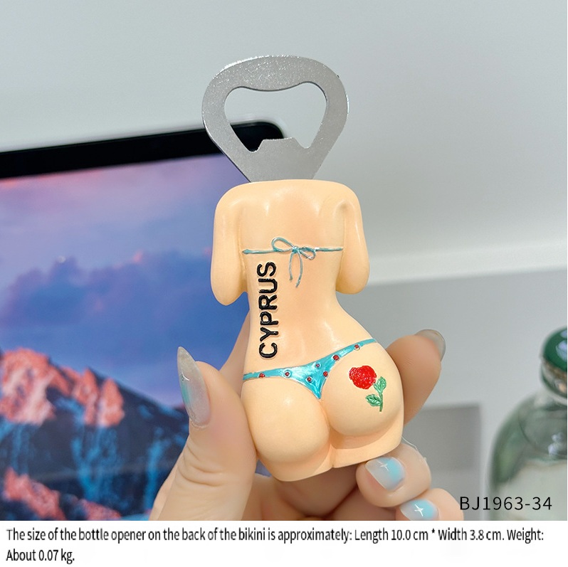 Sexy Body Bottle Opener with Magnet - Funny Refrigerator Magnet for Bachelor Party Gifts & Bar Accessories