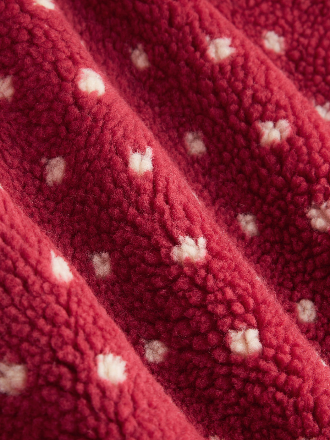 Fleece Collar Graphic Jacket