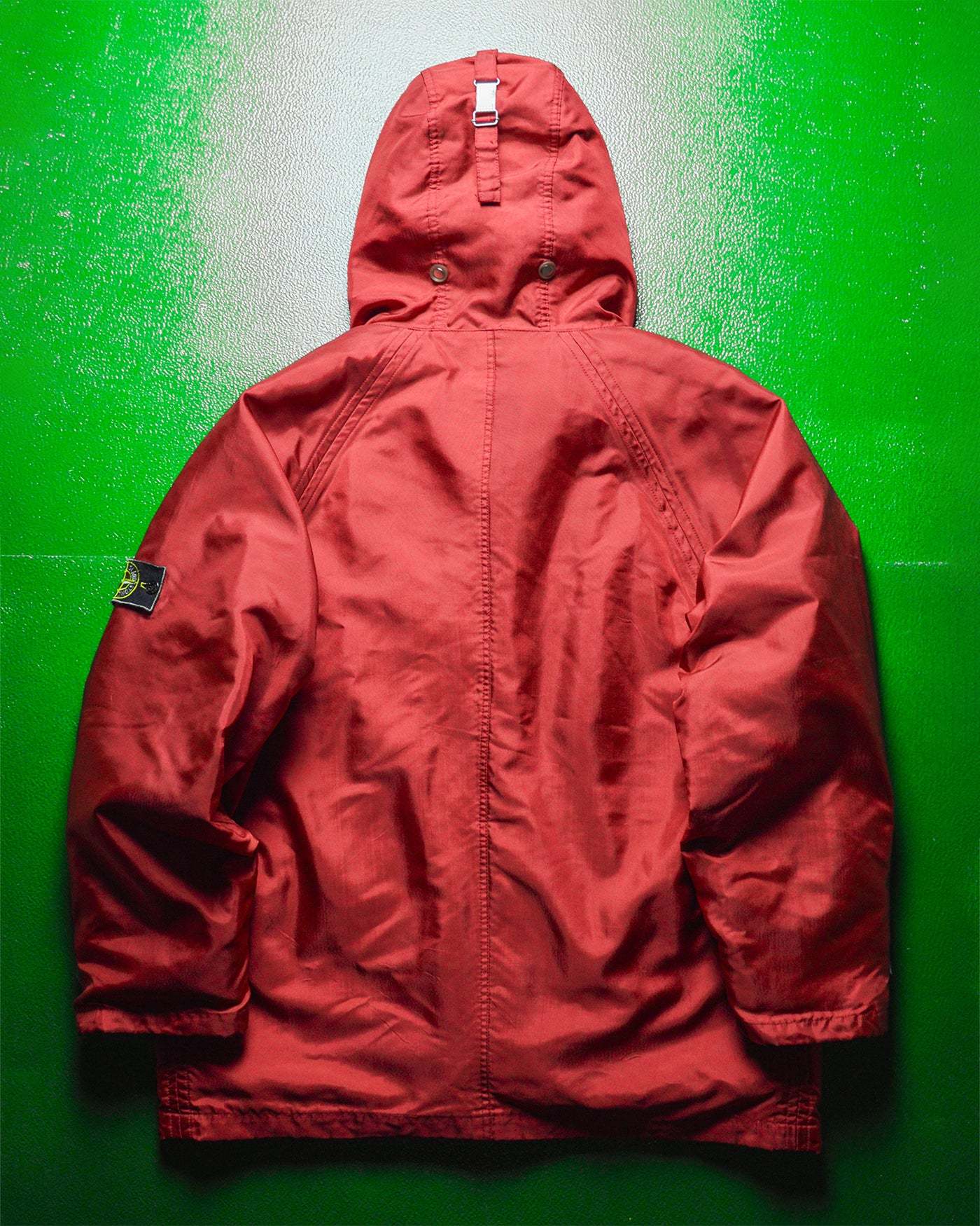 AW1992 Formula Steel Shimmer Red Balaclava Jacket with Liner 