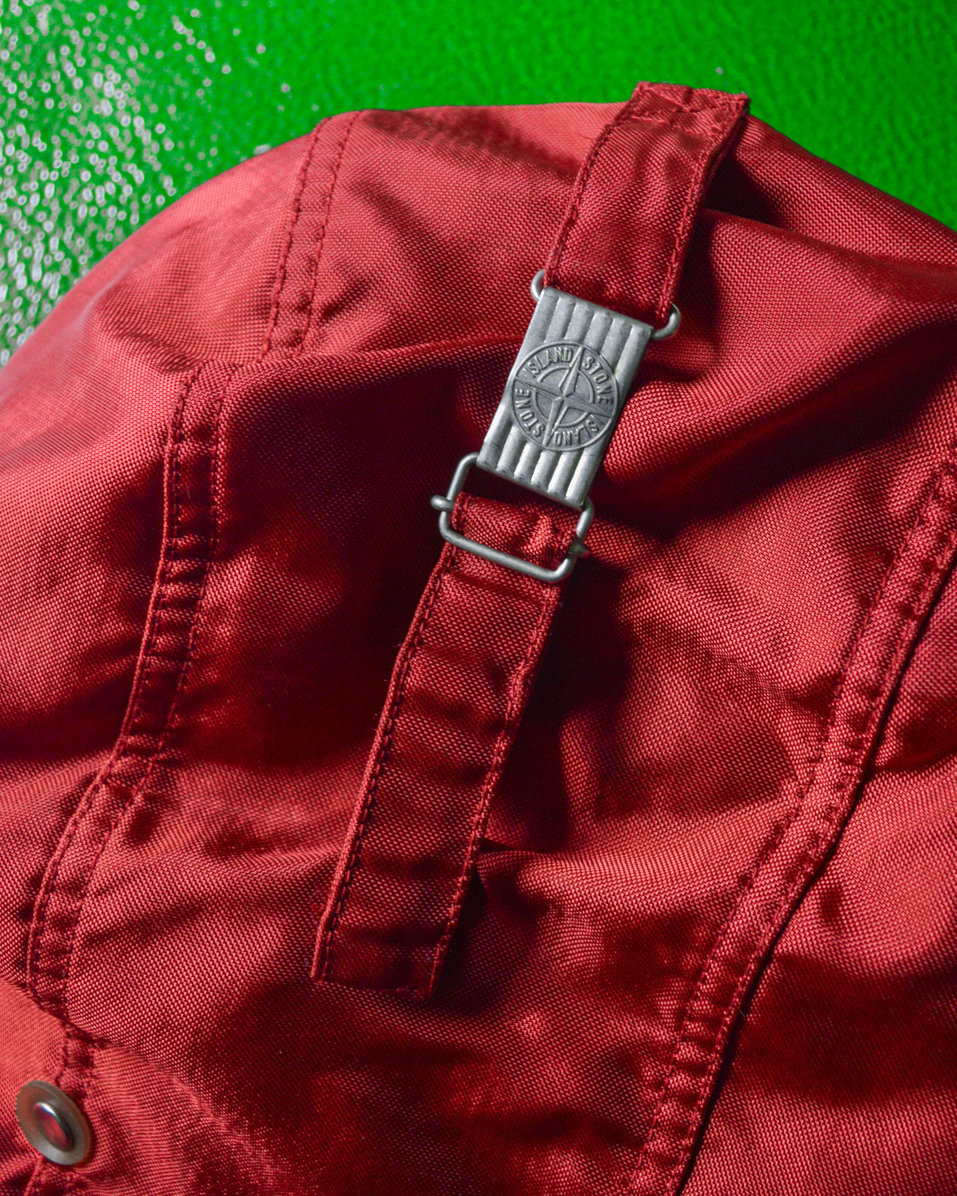 AW1992 Formula Steel Shimmer Red Balaclava Jacket with Liner 