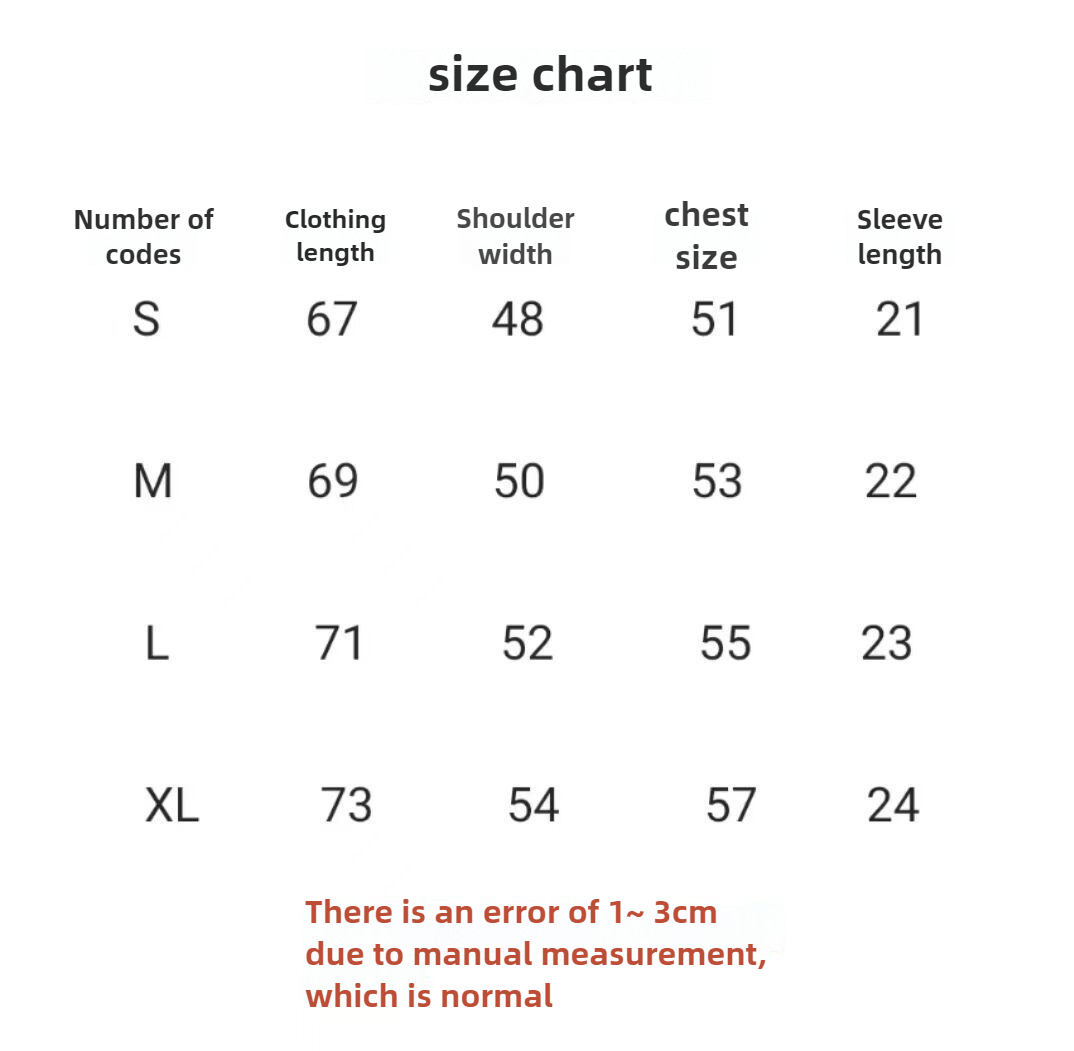 Classic Versatile Style Round Neck Short Sleeve Fashion Simple High Street T-Shirt