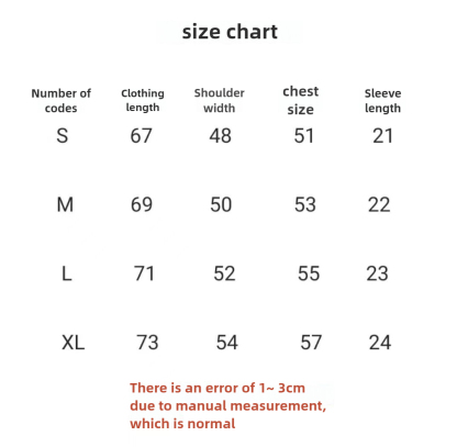 Classic Versatile Style Round Neck Short Sleeve Fashion Simple High Street T-Shirt