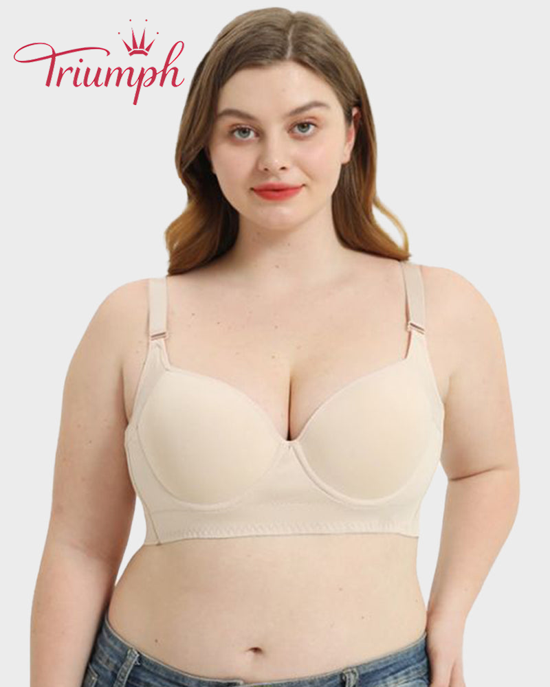 Triumph® 4-częściowy – Nowość 2026 🌸 Biustonosz push-up z gładkimi plecami 💫