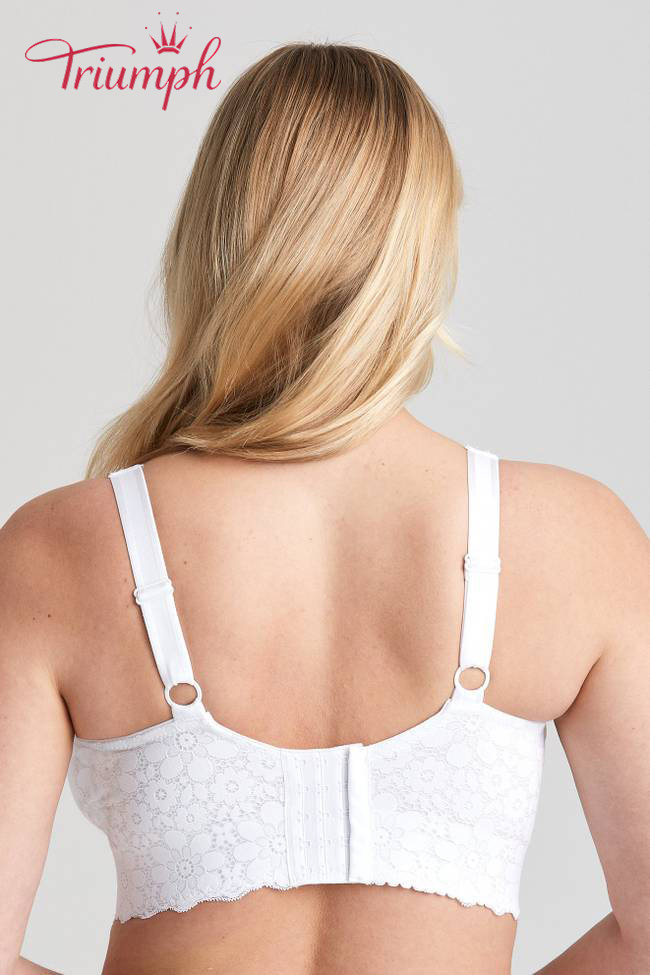 Triumph - (4 sztuki) 🎀 Koronkowy bralette z regulowanym zapięciem na plecach