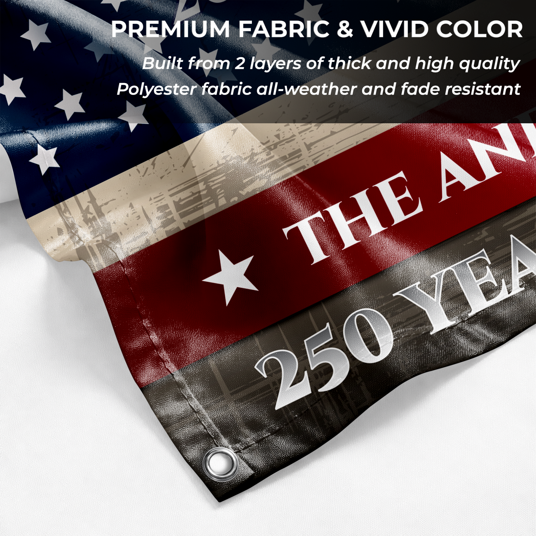 Personalized One Nation Under God Torch House Flag