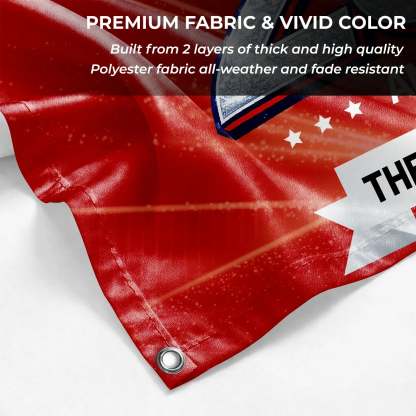 Personalized United States 250th Anniversary House Flag