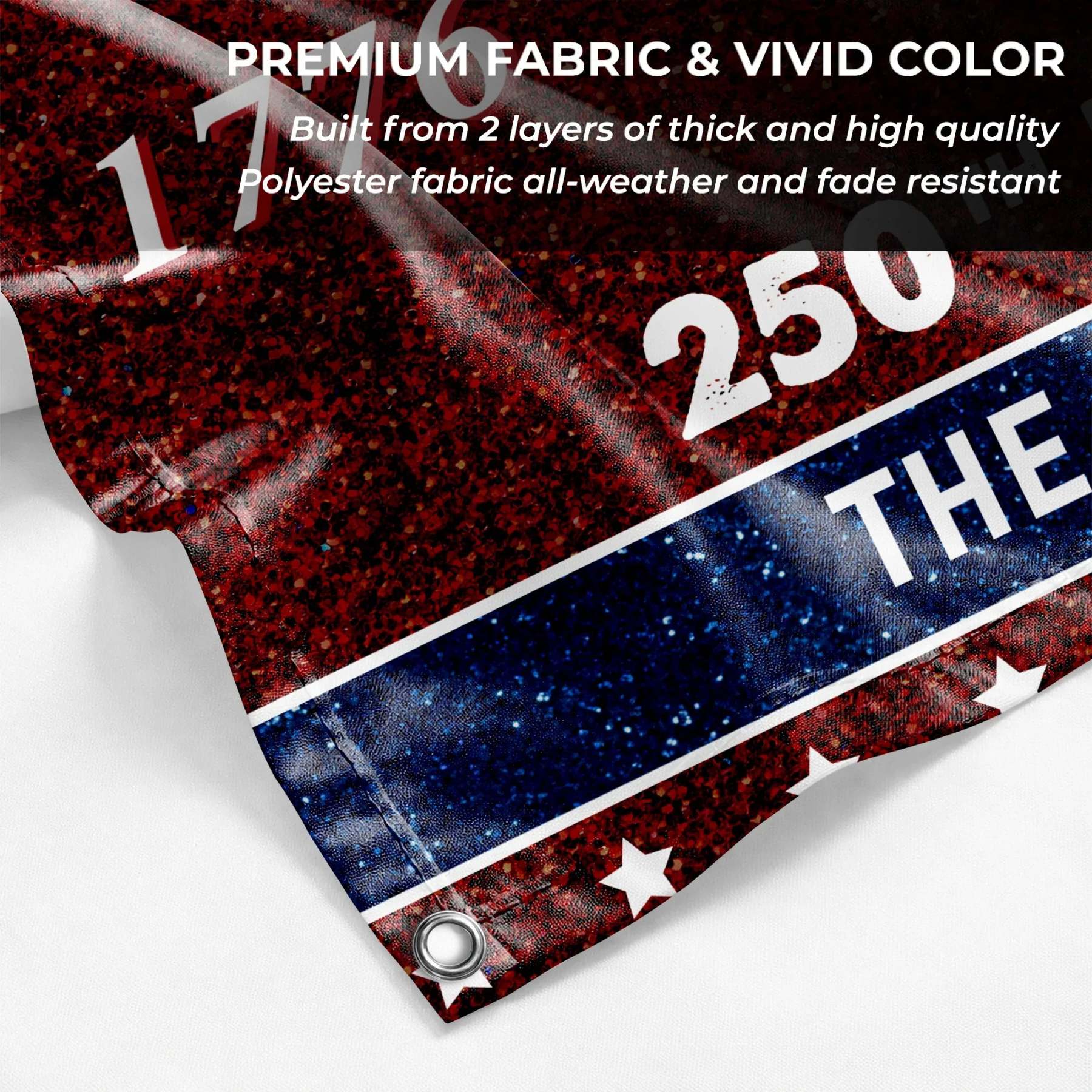 Personalized We The People Statue of Liberty House Flag America 250