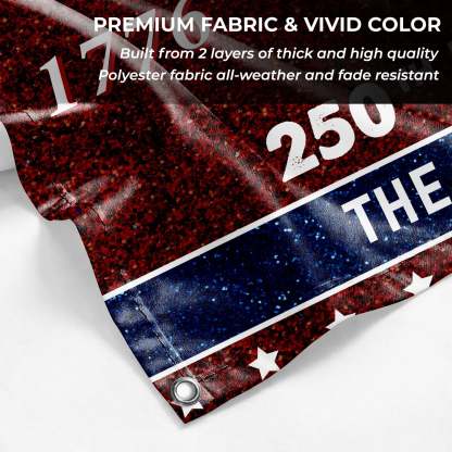 Personalized We The People Statue of Liberty House Flag America 250