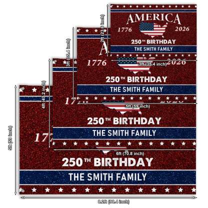 Personalized We The People Statue of Liberty House Flag America 250