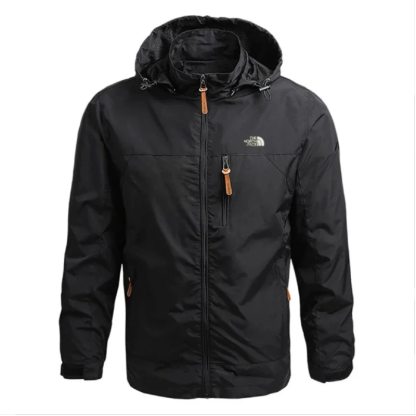 Thqdfe Norqdfth Faqdfce Men Waterproof Jackets Casual Hooded Windbreaker Field Camping Fishing Coat Outerwear Baseball Hiking Jacket