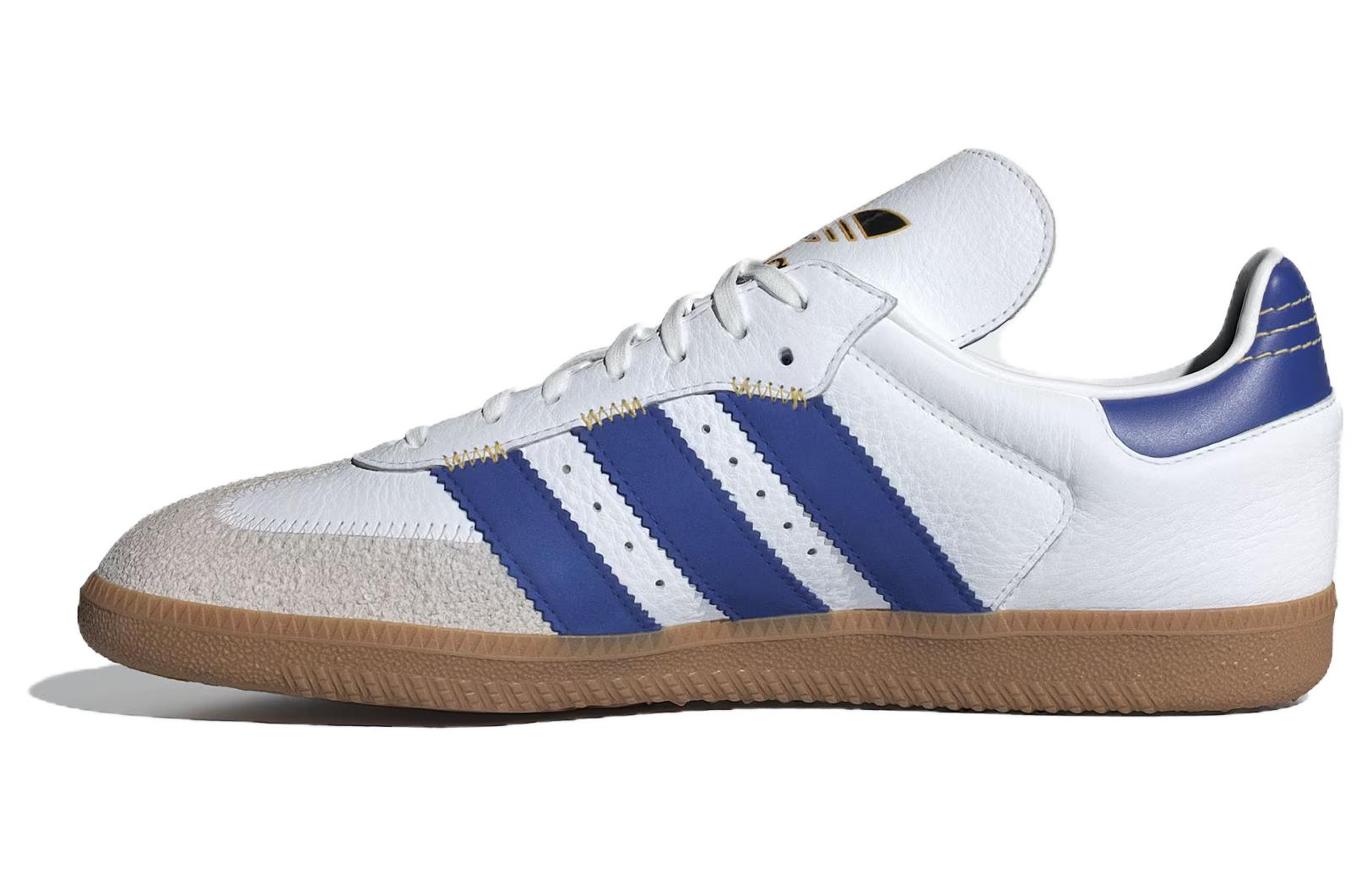 Aqdfdidas Samba OG 'Oversized Logo White Semi Lucid Blue' IF1813