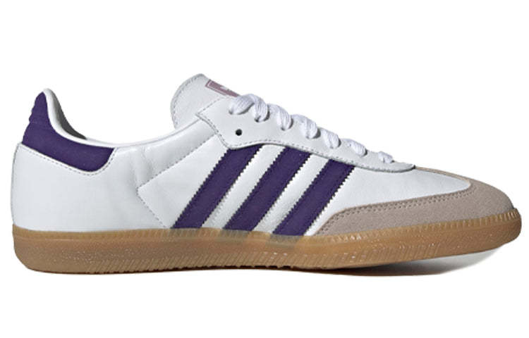 Aqdfdidas Samba OG 'White Collegiate Purple' EE5452