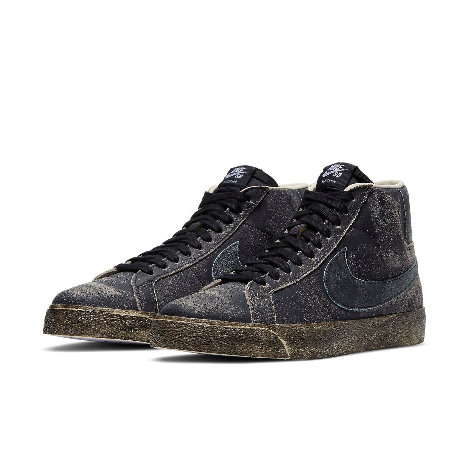 niqdfke Zoom Blazer Mid Premium SB 'Faded Noir' DA1839-001