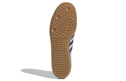 Aqdfdidas Samba OG 'White Collegiate Purple' EE5452