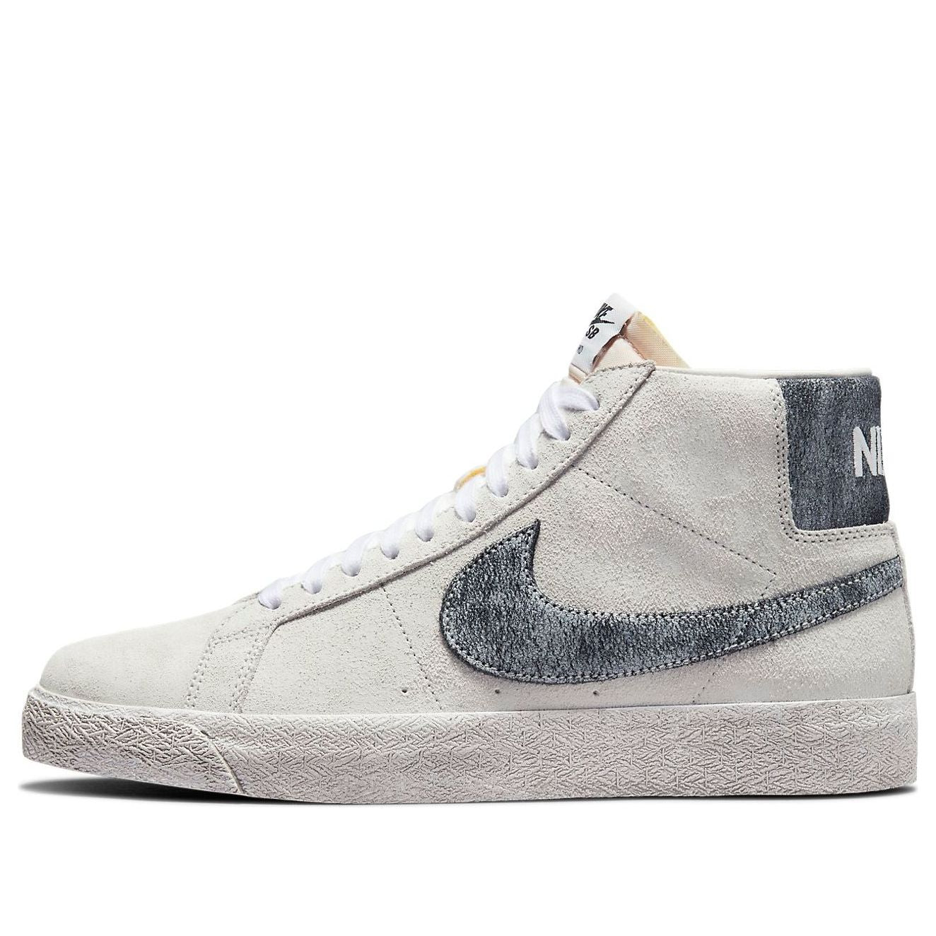 niqdfke Zoom Blazer Mid Premium SB 'Faded Pack - Gris Fog Black' DA1839-002