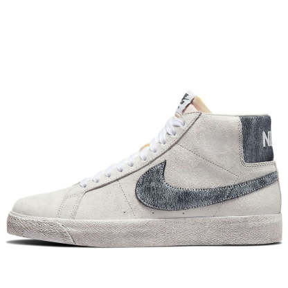 niqdfke Zoom Blazer Mid Premium SB 'Faded Pack - Gris Fog Black' DA1839-002