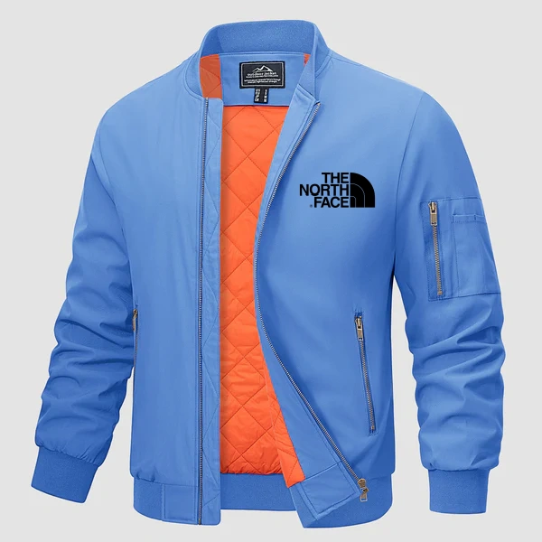 TNF®-Men's Bomber Jacket - Casual Spring Zip-Up Windbreaker with Pockets