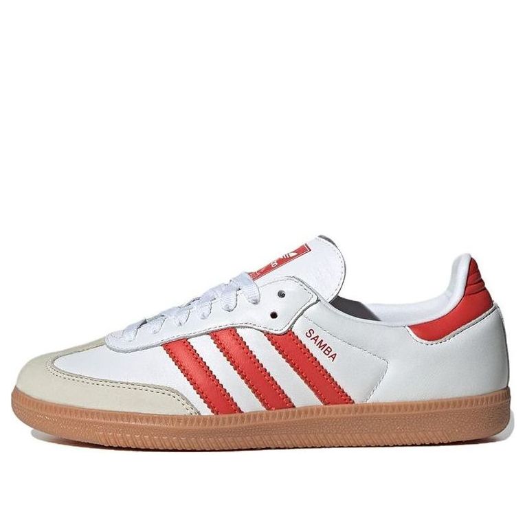 (WMNS) Aqdfdidas Samba OG 'White Solar Red Gum' IF6513