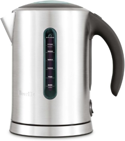 Breville BKE700BSS Soft Top Pure Hot Water Kettle, 7 Cup, Brushed Stainless Steel