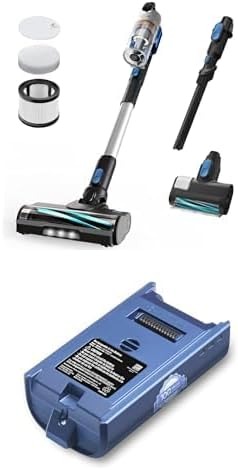 LEVOIT Cordless Vacuum Cleaner, Stick Vac with Tangle-Resistant Design, Up to 50 Minutes, Powerful Suction, Rechargeable, Lightweight, and Versatile for Carpet, Hard Floor, Pet Hair, LVAC-200