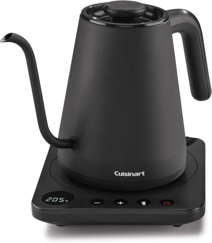 Cuisinart PerfecTemp 1.7-Liter Electric Kettle, Cordless Electric Tea Kettle, 1500W for Fast Heat-Up, 6 Preset Temperatures, 30-Minute Keep Warm, Stay Cool Nonslip Handle, CPK-17P1