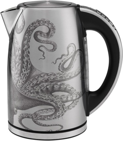 Cuisinart PerfecTemp 1.7-Liter Electric Kettle, Cordless Electric Tea Kettle, 1500W for Fast Heat-Up, 6 Preset Temperatures, 30-Minute Keep Warm, Stay Cool Nonslip Handle, CPK-17P1