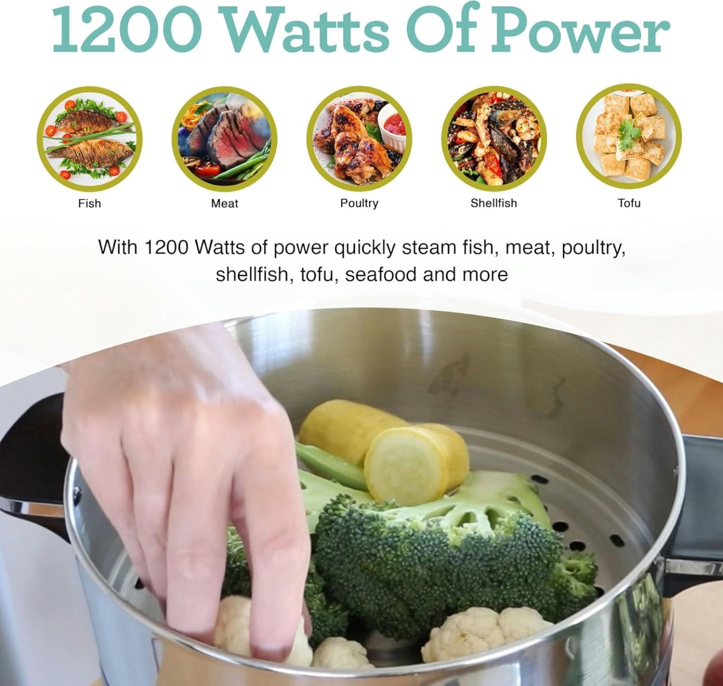 24L/25QT Electric Steamer, 3 Tier Food Steamer, Commercial Stainless Steel Steamer with Detachable Water Tank, Large Capacity Breakfast Machine with Timer, for Home, Restaurant, Party