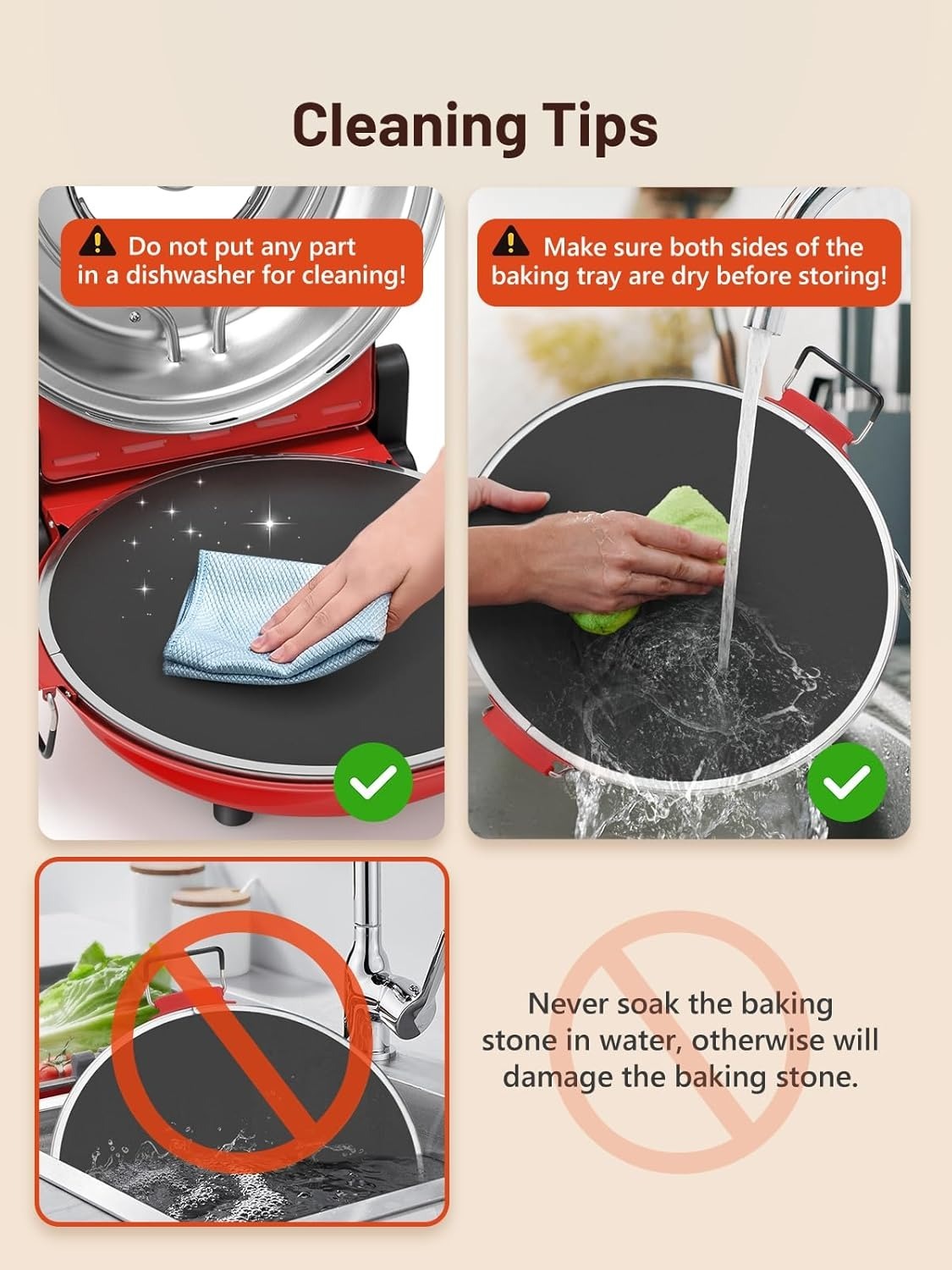 KEENSTAR Electric Pizza Oven Indoor with Glazed Ceramic Stone, 12-Inch Portable Countertop Pizza Maker with Adjustable Timer, 1200W Heat up to 800°F Pizza Maker with Viewing Window for Home DIY Pizza