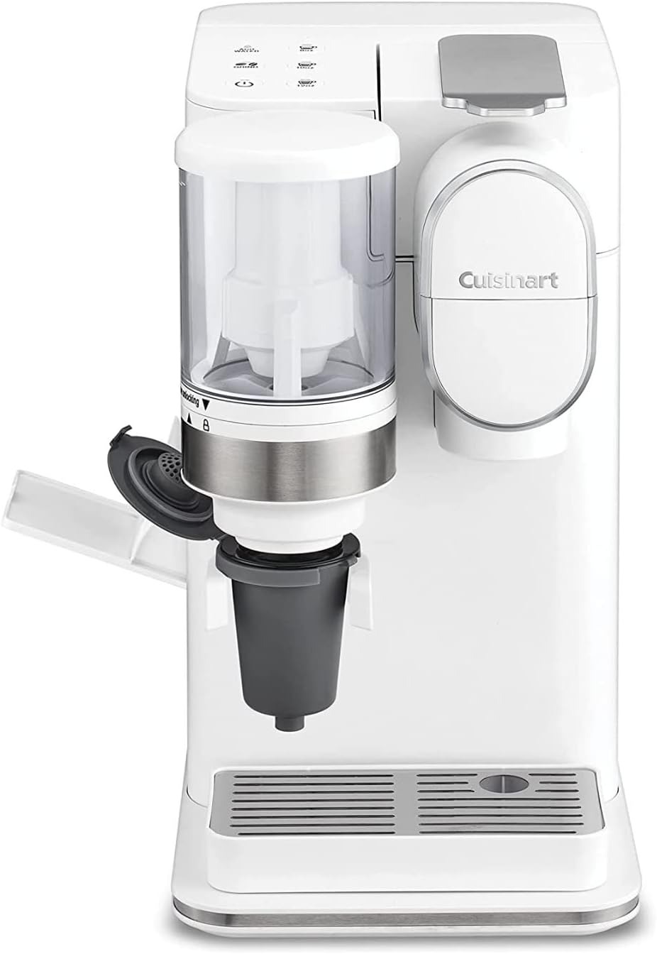 Cuisinart Single-Serve Coffee Maker + Coffee Grinder with 8 oz., 10 oz., and 12 oz. Serving Size, Compatible with Single-Cup Pods, 48-Ounce Removable Reservoir, Stainless Steel, DGB-2