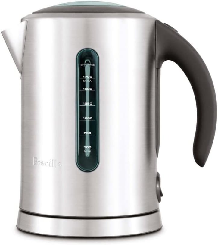 Breville BKE700BSS Soft Top Pure Hot Water Kettle, 7 Cup, Brushed Stainless Steel