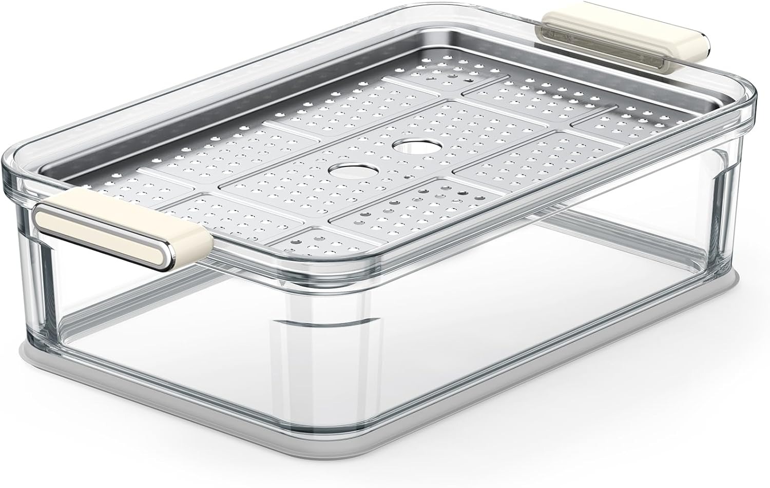 AIRMSEN Glass Food Steamer for Cooking - 8.5QT Vegetable Steamer with 2-Tier Stainless Steel Trays, 1200W Super Fast Heating for Veggies, Seafood & Rice, BPA-Free