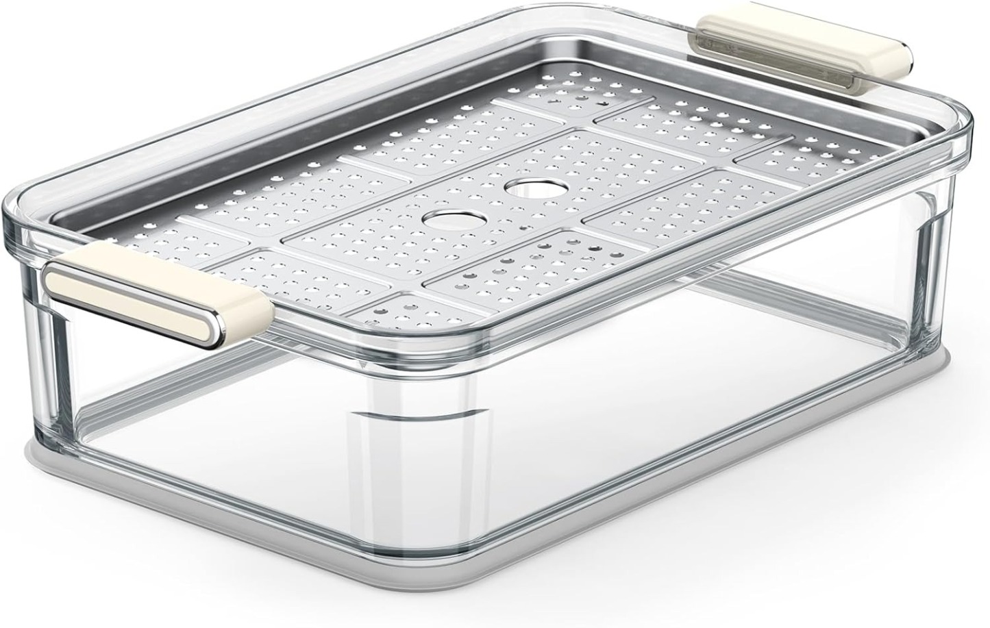 AIRMSEN Glass Food Steamer for Cooking - 8.5QT Vegetable Steamer with 2-Tier Stainless Steel Trays, 1200W Super Fast Heating for Veggies, Seafood & Rice, BPA-Free