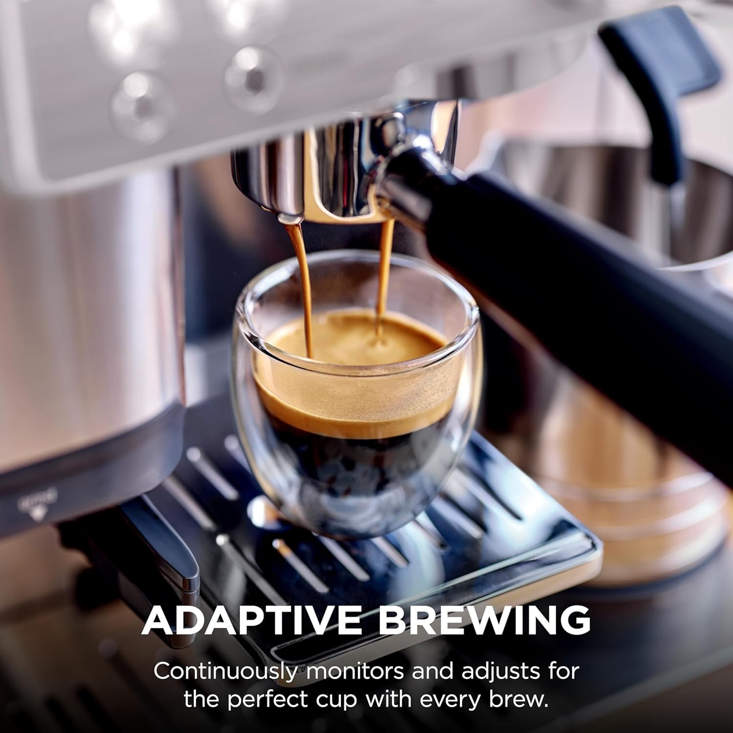 Ninja Luxe Café 3-in-1 Espresso, Drip Coffee and Cold Brew Machine | Integrated Coffee Grinder, Milk Frother, Assisted Tamper & Built-In Espresso Accessory Storage | Stainless Steel | ES601