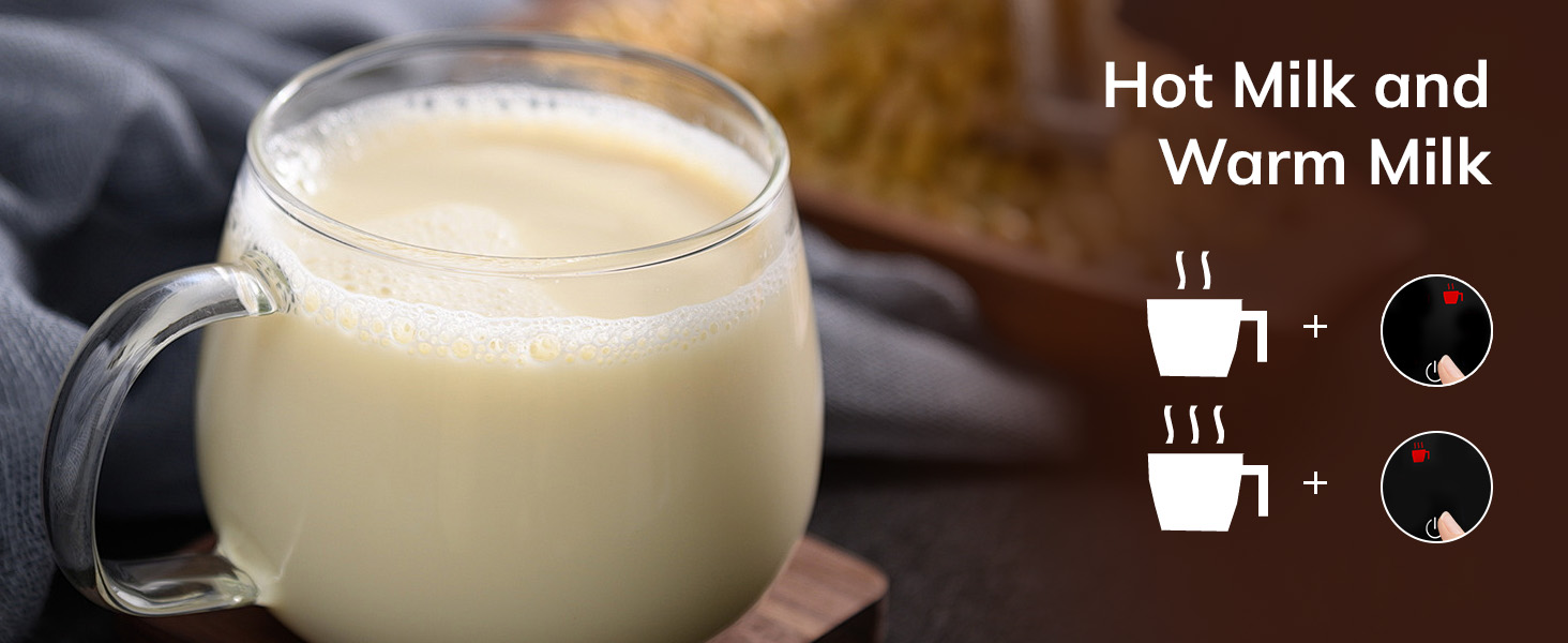 Stainless Steel Electric Milk Frother and Steamer