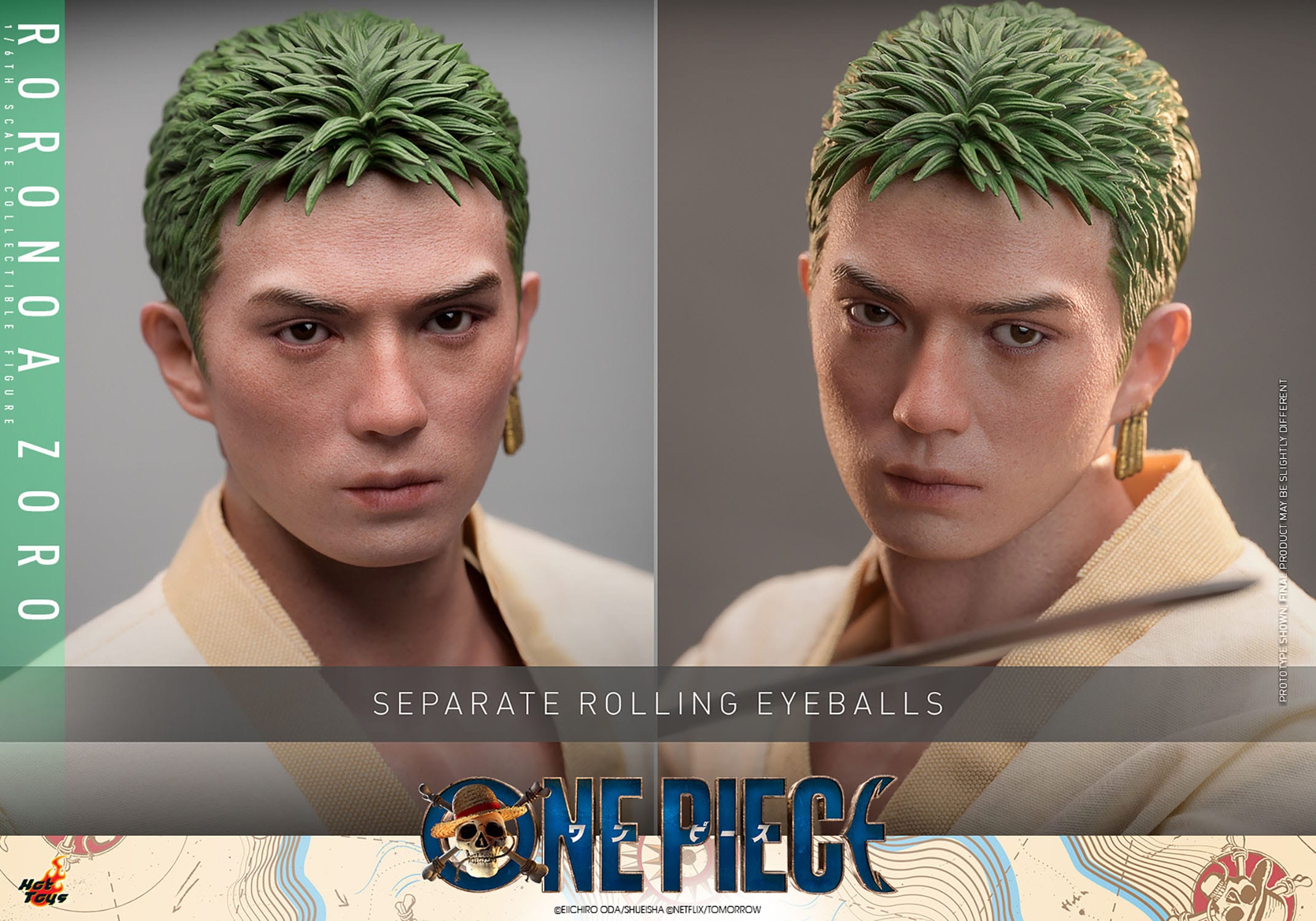 Hot Toys Roronoa Zoro - One Piece (Netflix Series) TMS110 - 1/6 Scale Collectible Figure