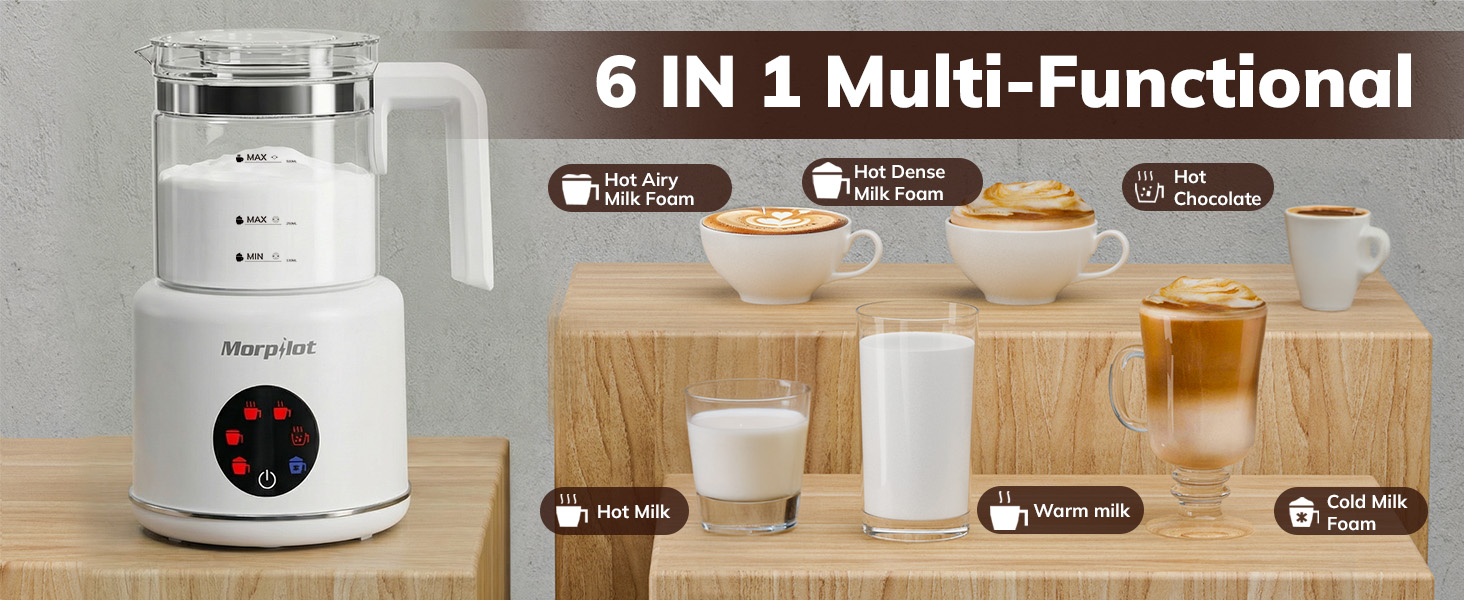 Electric Milk Frother and Steamer