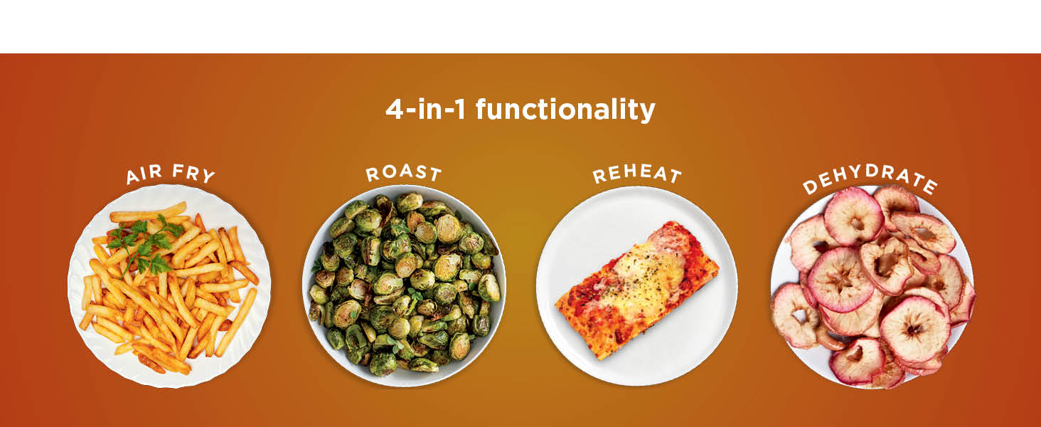 4-in-1 Functionality 