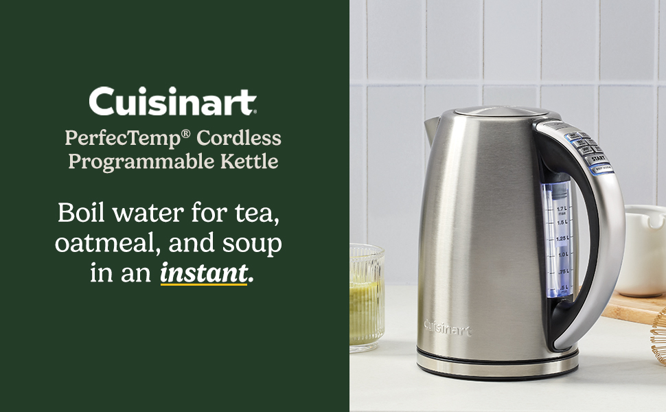 Programmable Kettle Cordless