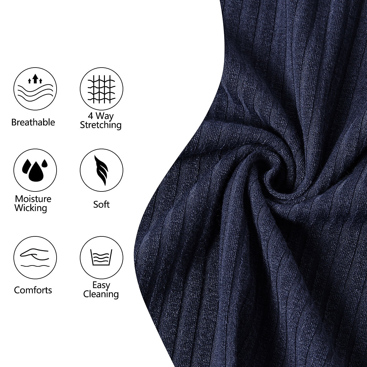 Everyday Ribbed Knit Polo Shirt