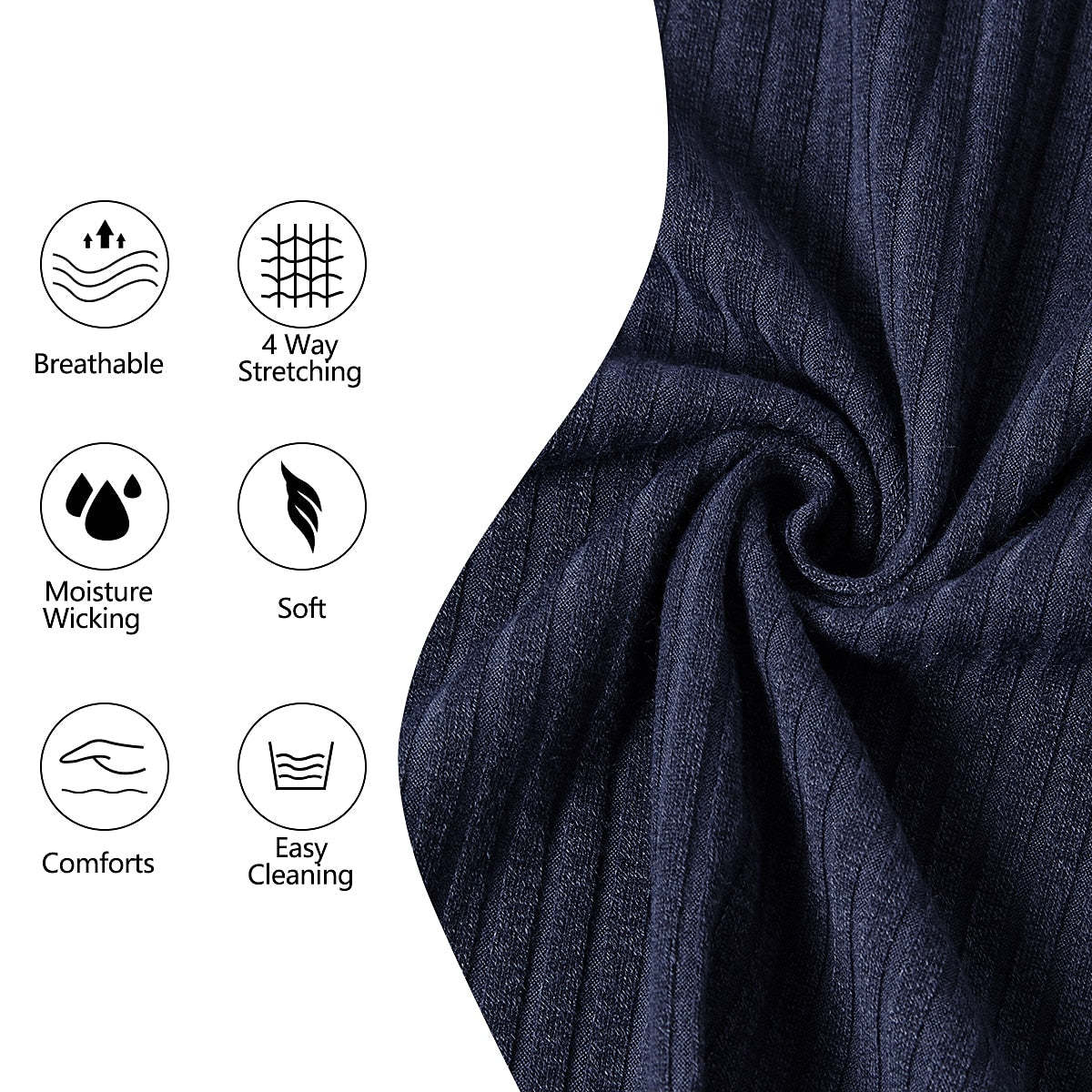 Everyday Ribbed Knit Polo Shirt