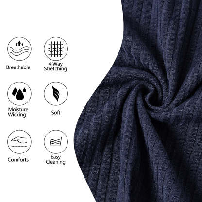 Everyday Ribbed Knit Polo Shirt