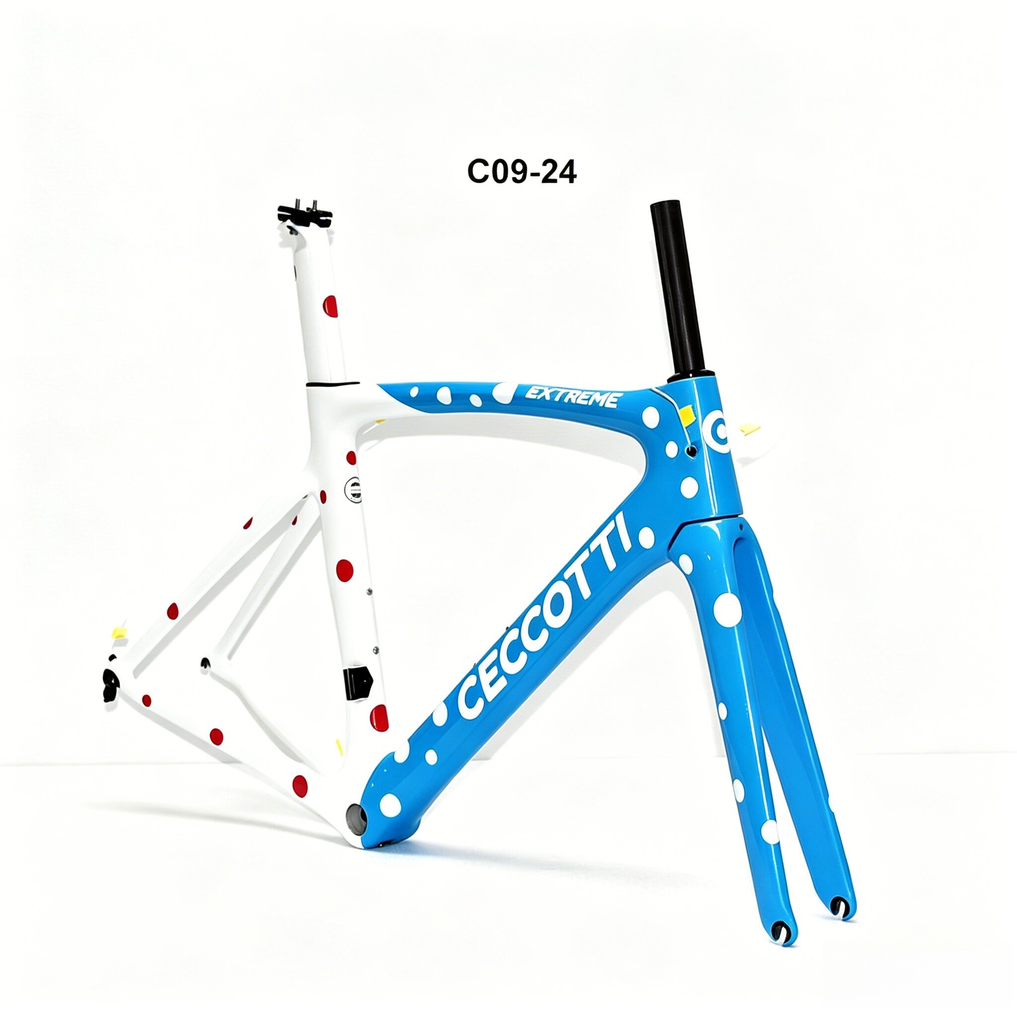 DC009 CECCOTTI V BRAKE CARBON BICYCLE FRAMESET SUPPER LIGHT Rim brake