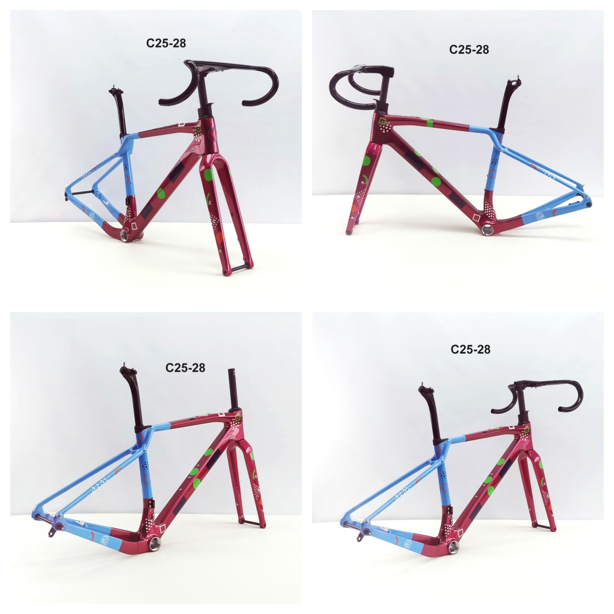 CECCOTTI DC025 GRAVEL TORAY CARBON BICYCLE FRAMEST DISC 142*12 47mm Tire-Ceccotti Carbon Bicycle