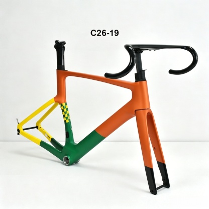 DC026 CECCOTTI DISC 142*12 CARBON ROAD FRAMESET FULL INNER CABLE 