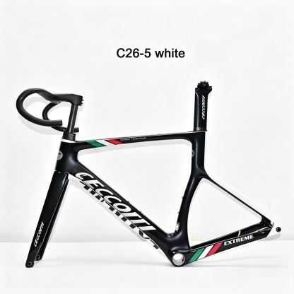 DC026 CECCOTTI DISC 142*12 CARBON ROAD FRAMESET FULL INNER CABLE 