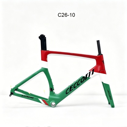 DC026 CECCOTTI DISC 142*12 CARBON ROAD FRAMESET FULL INNER CABLE 