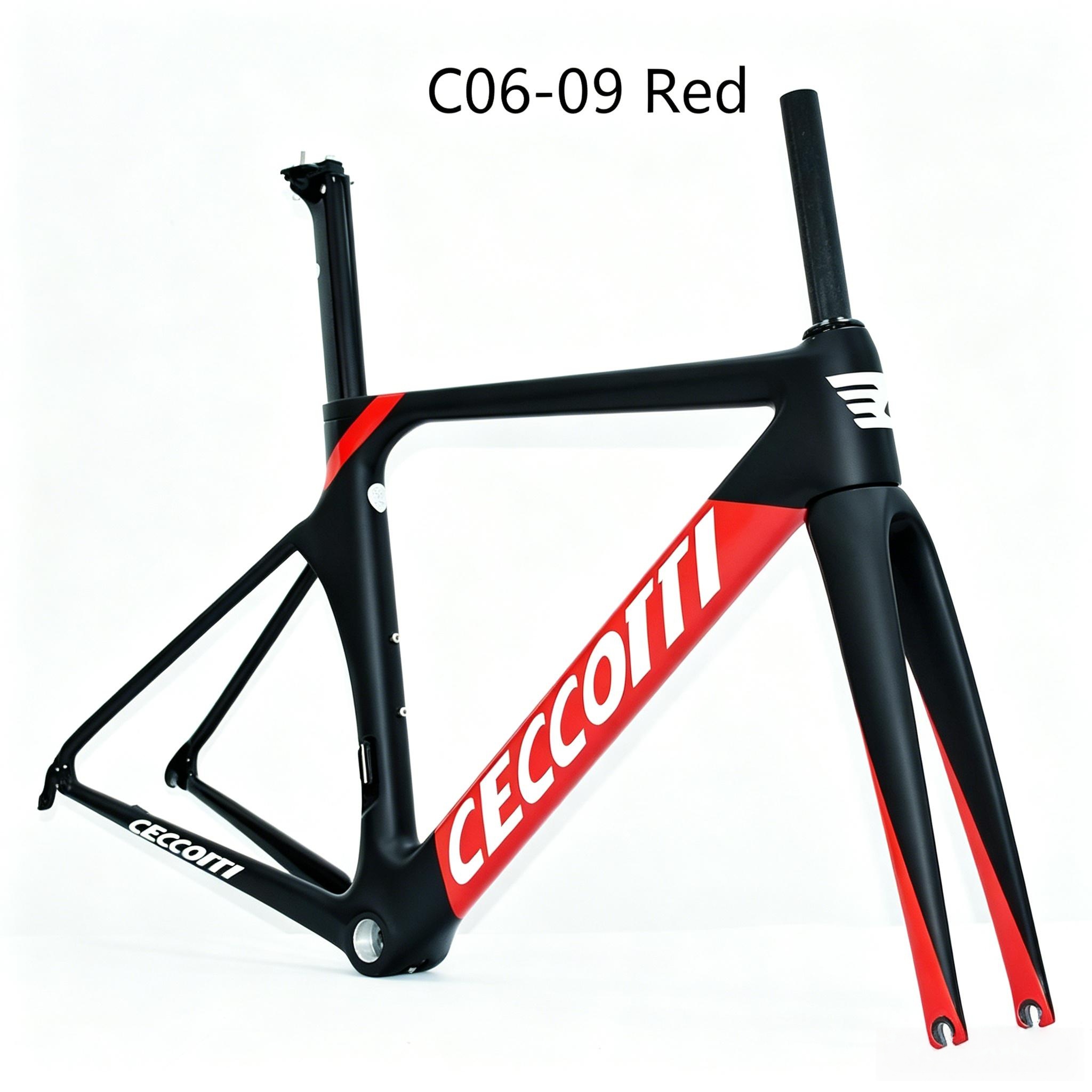 DC006 CECCOTTI V BRAKE CARBON BICYCLE FRAMESET SUPPER LIGHT ,Rim brake 