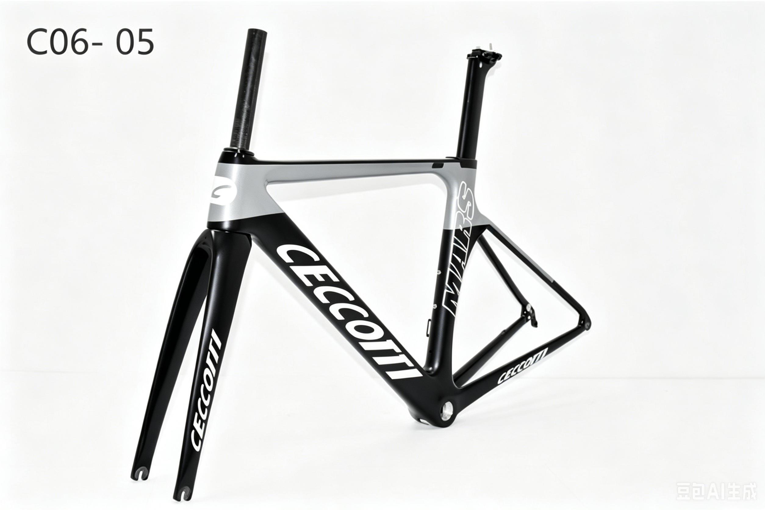 DC006 CECCOTTI V BRAKE CARBON BICYCLE FRAMESET SUPPER LIGHT ,Rim brake 